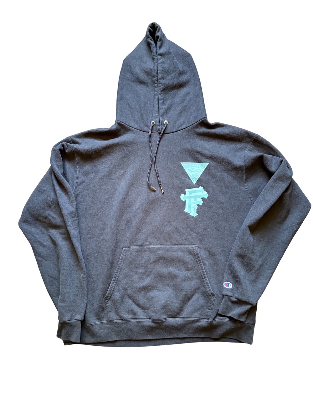 White Phosphor x Fear Tomorrow Medusa Hoodie Graphic Print Size L